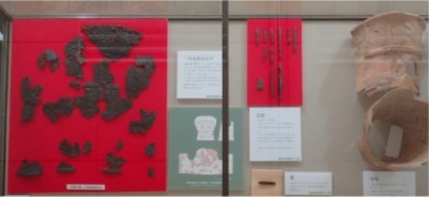 3.古墳時代2（中八幡古墳出土品）の展示物（2）