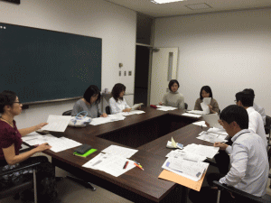 会議中の写真