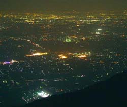 池田山からの夜景の写真